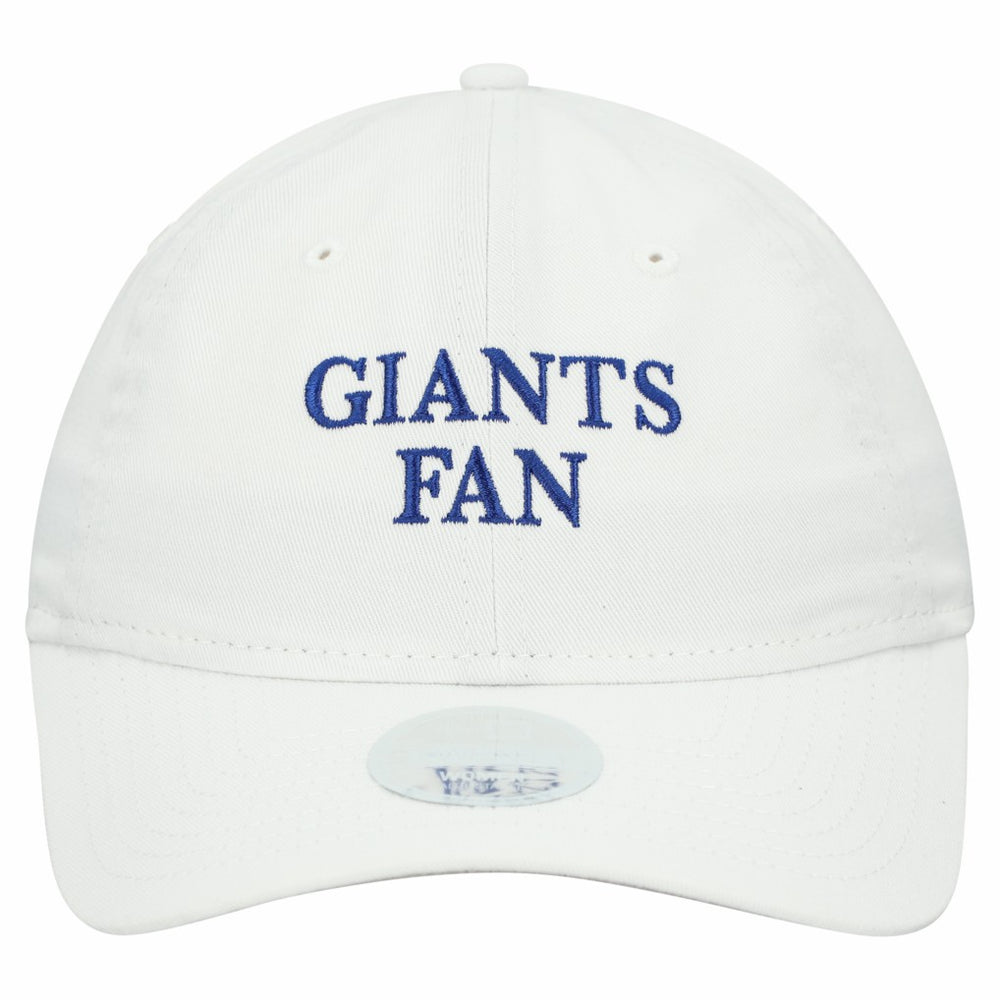 New York Giants New Era Women's Team Fan 9TWENTY Adjustable Hat - White Hats