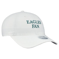 Philadelphia Eagles New Era Women's Team Fan 9TWENTY Adjustable Hat - White Hats