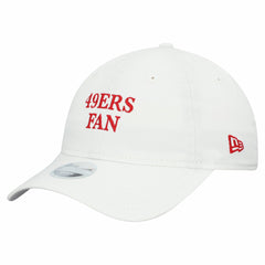 San Francisco 49ers New Era Women's Team Fan 9TWENTY Adjustable Hat - White Hats