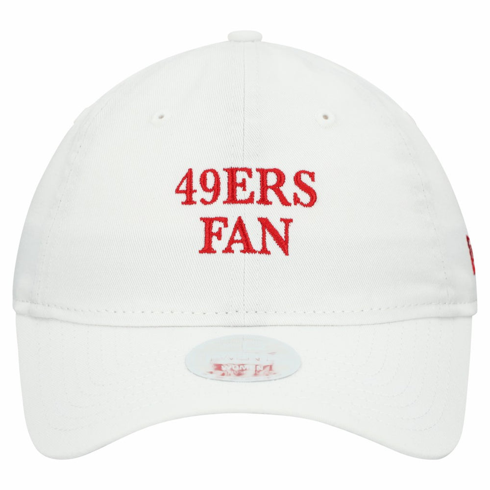 San Francisco 49ers New Era Women's Team Fan 9TWENTY Adjustable Hat - White Hats