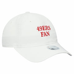 San Francisco 49ers New Era Women's Team Fan 9TWENTY Adjustable Hat - White Hats
