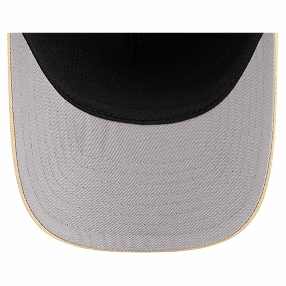 New Orleans Saints New Era Arch COOLERA 9FORTY A-Frame M-Crown Adjustable Hat - Black Hats