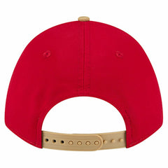 San Francisco 49ers New Era Throwback Arch COOLERA 9FORTY A-Frame M-Crown Adjustable Hat - Scarlet Hats