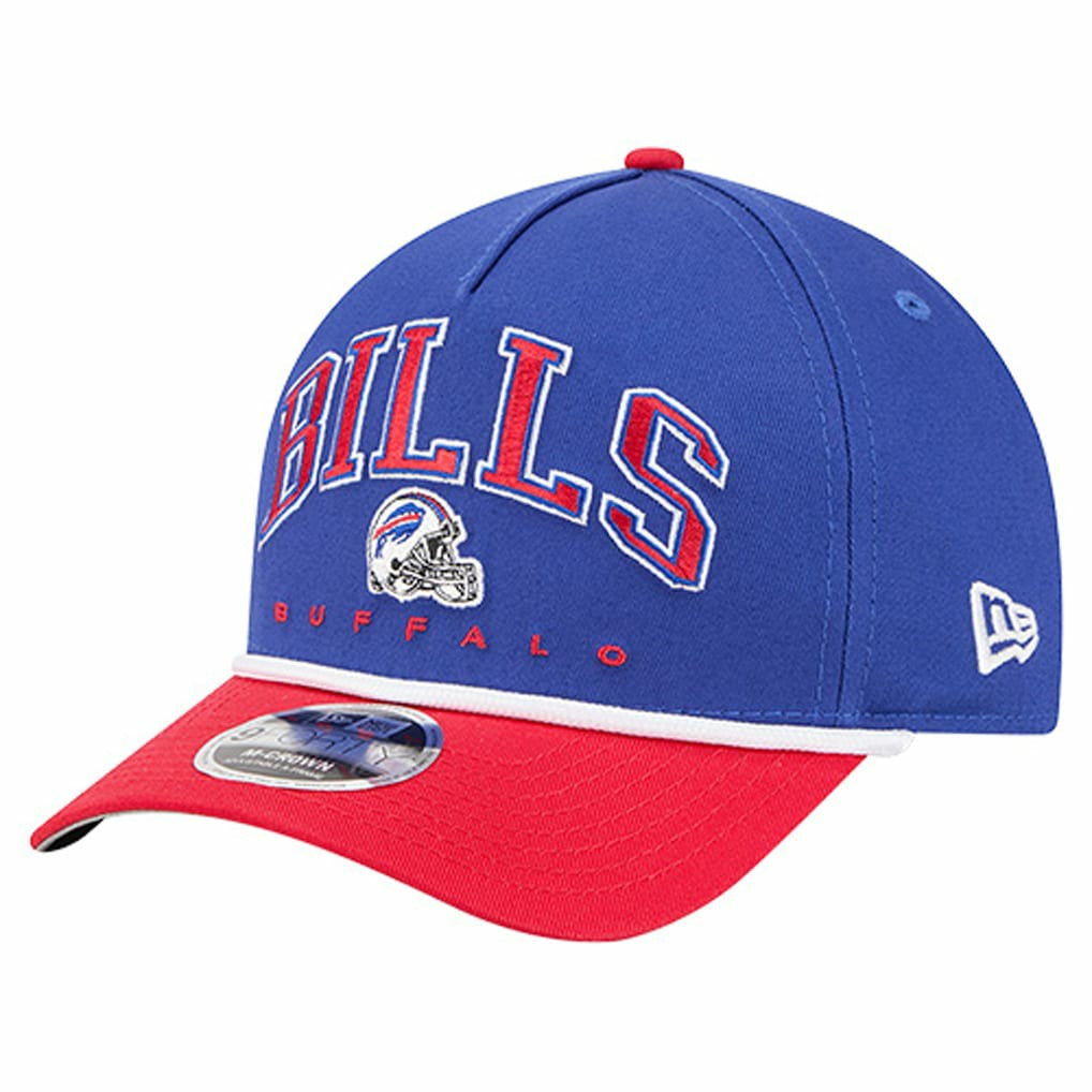 Buffalo Bills New Era Arch COOLERA 9FORTY A-Frame M-Crown Adjustable Hat - Royal Hats
