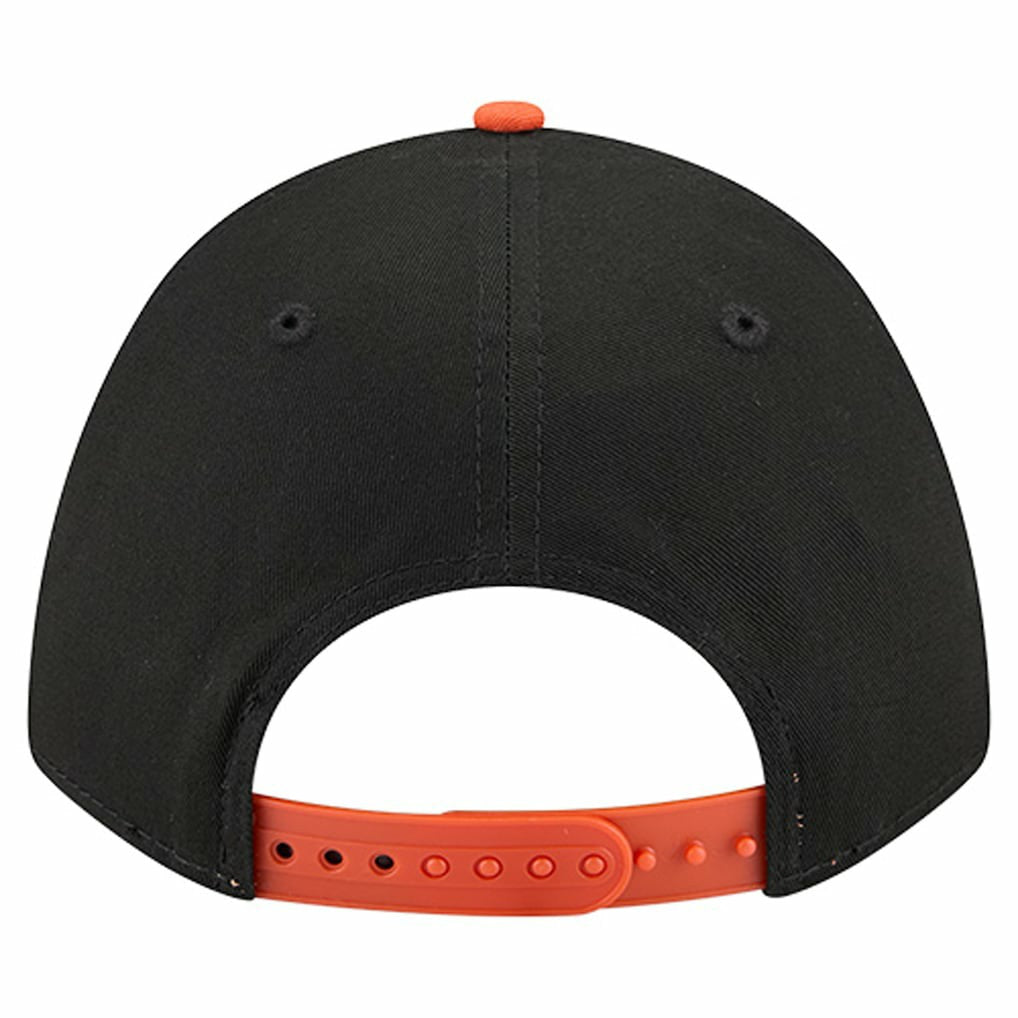 Cincinnati Bengals New Era Arch COOLERA 9FORTY A-Frame M-Crown Adjustable Hat - Black Hats