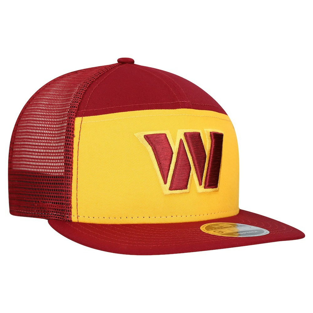 Washington Commanders New Era Outdoor Split Panel 9FIFTY Snapback Hat - Gold/Burgundy Hats