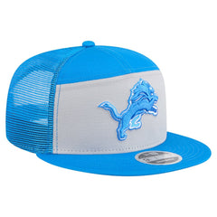 Detroit Lions New Era Outdoor Split Panel 9FIFTY Snapback Hat - Gray/Blue Hats