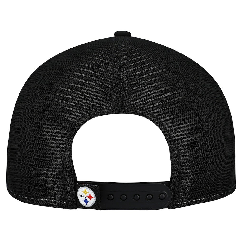 Pittsburgh Steelers New Era Outdoor Split Panel 9FIFTY Snapback Hat - Gold/Black Hats