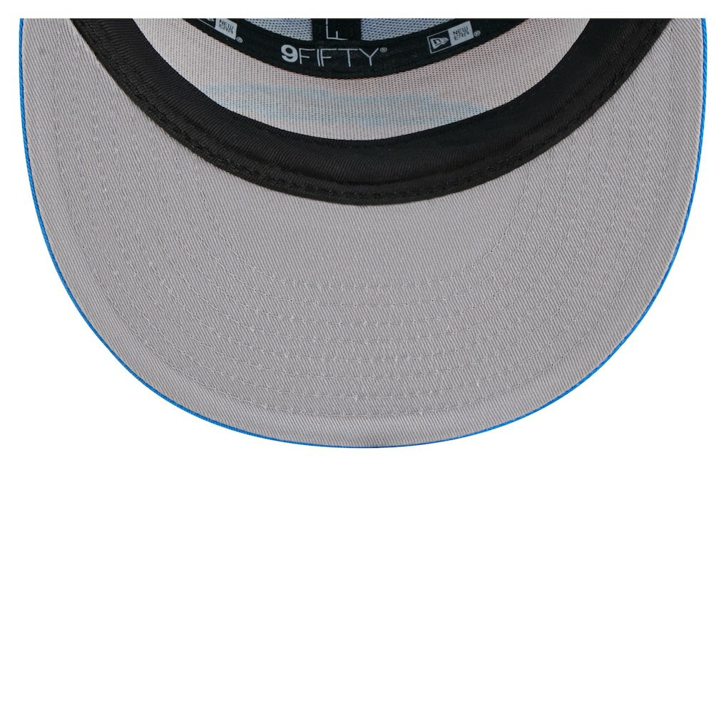 Los Angeles Chargers New Era Outdoor Split Panel 9FIFTY Snapback Hat - Gold/Powder Blue Hats