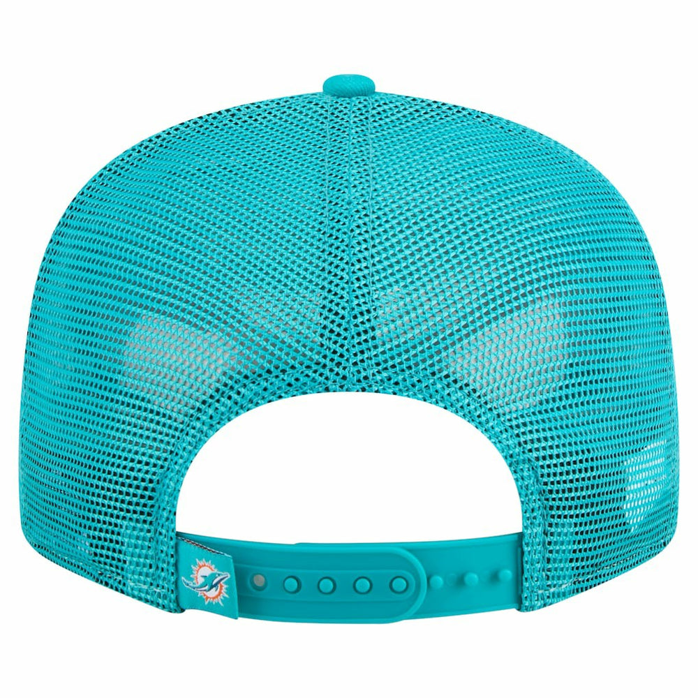 Miami Dolphins New Era Outdoor Split Panel 9FIFTY Snapback Hat - Orange/Aqua Hats