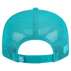 Miami Dolphins New Era Outdoor Split Panel 9FIFTY Snapback Hat - Orange/Aqua Hats