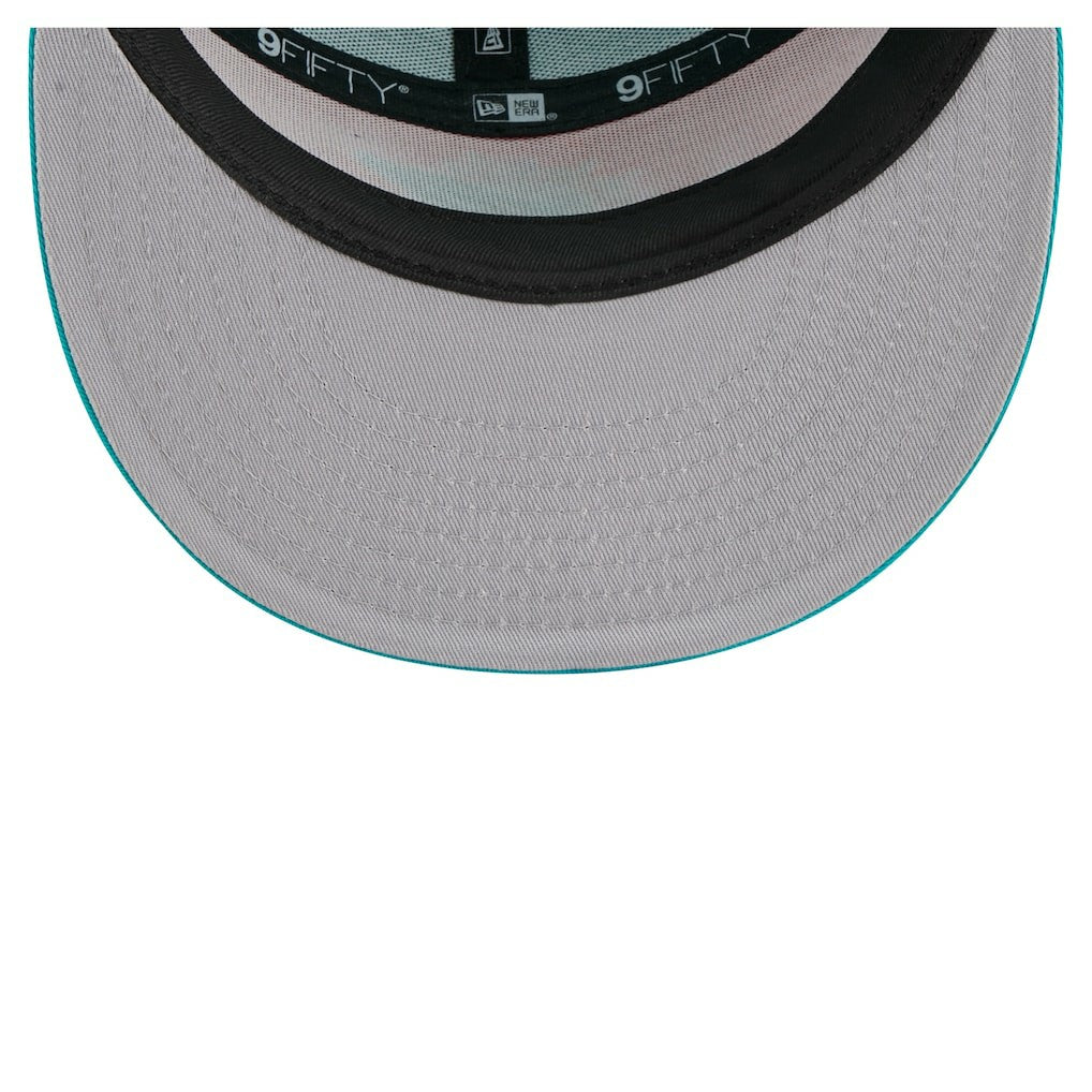 Miami Dolphins New Era Outdoor Split Panel 9FIFTY Snapback Hat - Orange/Aqua Hats