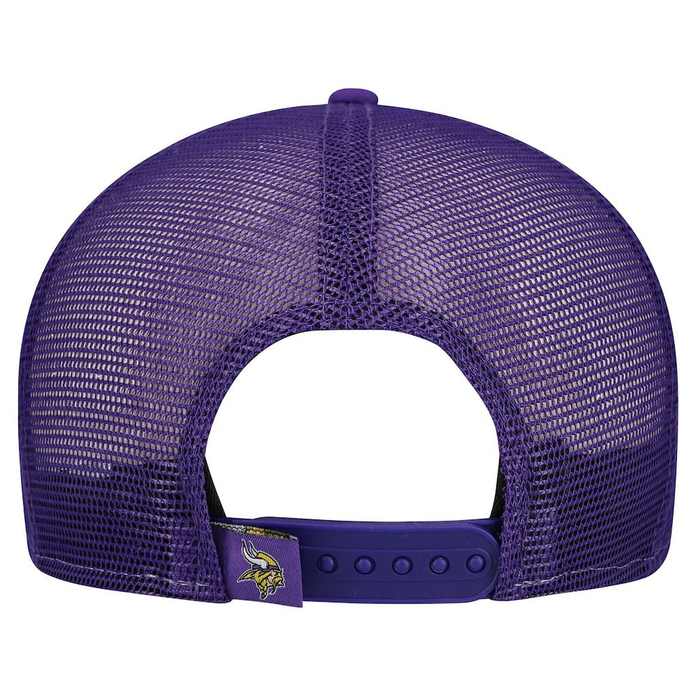 Minnesota Vikings New Era Outdoor Split Panel 9FIFTY Snapback Hat - Gold/Purple Hats