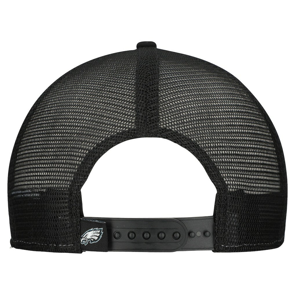 Philadelphia Eagles New Era Outdoor Split Panel 9FIFTY Snapback Hat - Midnight Green/Black Hats