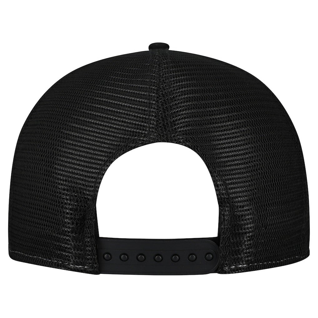 New Orleans Saints New Era Cutout A-Frame 9FIFTY Snapback Hat - Cream/Black Hats