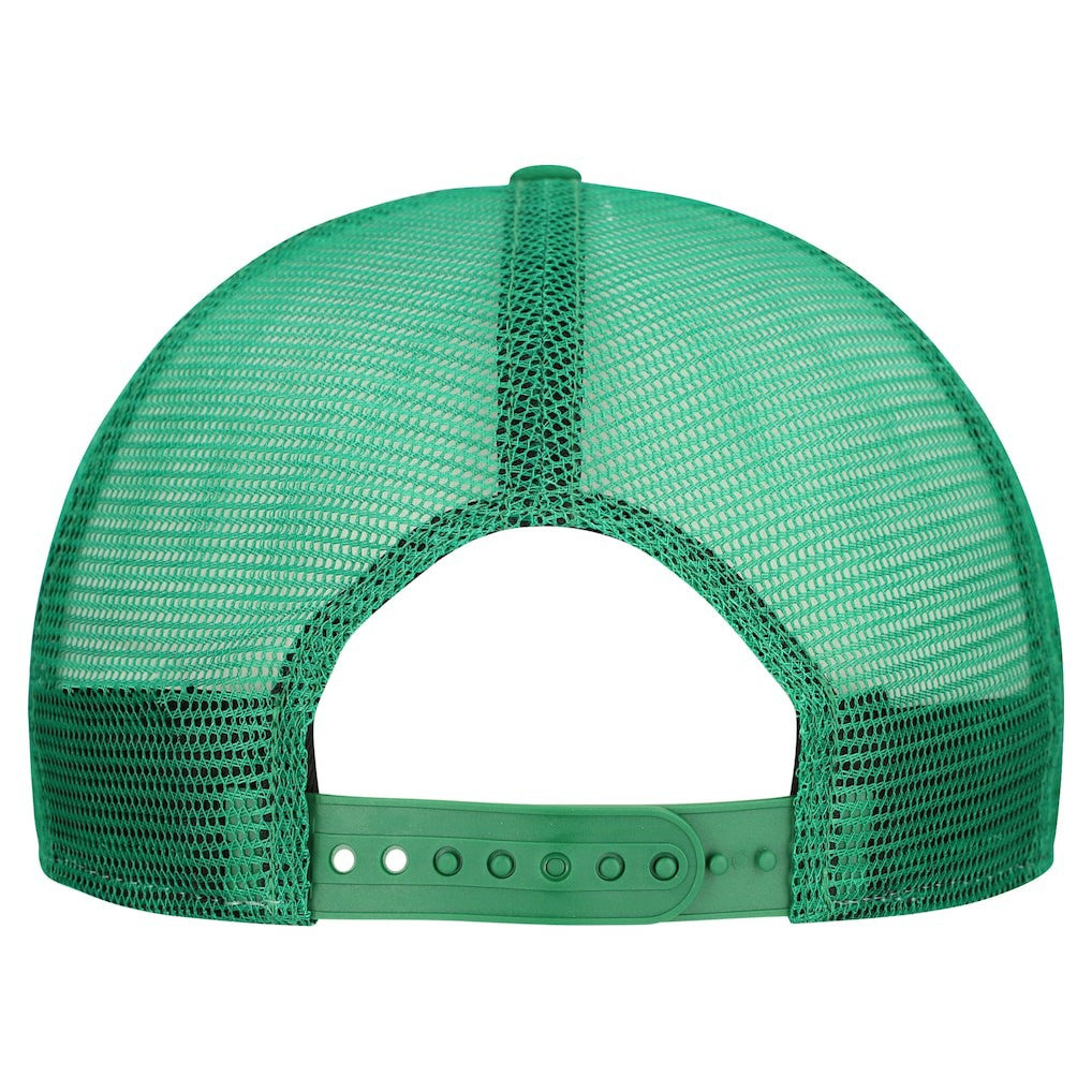 Philadelphia Eagles New Era Throwback Cutout A-Frame 9FIFTY Snapback Hat - Cream/Kelly Green Hats