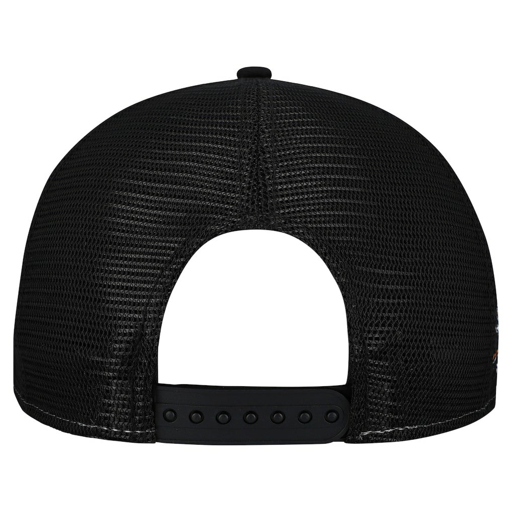 Cincinnati Bengals New Era Throwback Cutout A-Frame 9FIFTY Snapback Hat - Cream/Black Hats