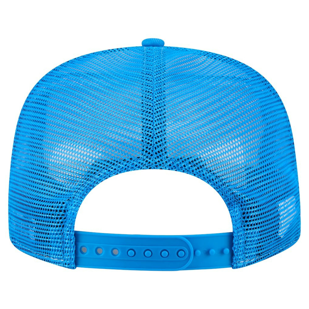 Detroit Lions New Era Cutout A-Frame 9FIFTY Snapback Hat - Cream/Blue Hats