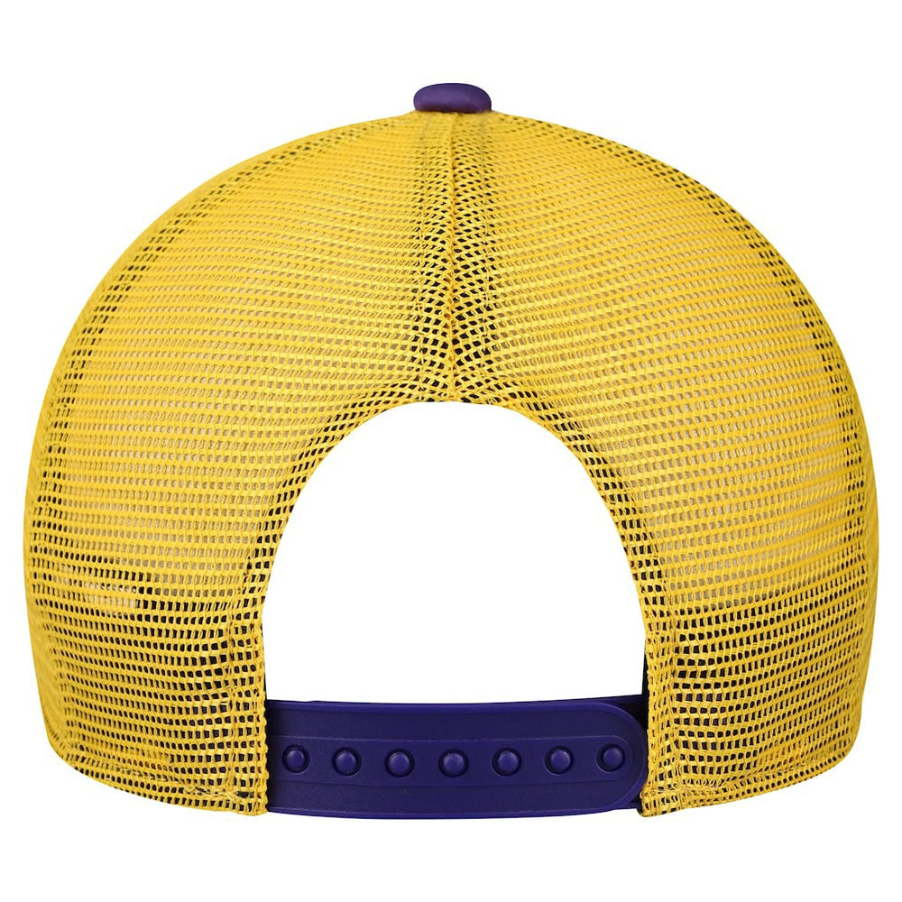 Minnesota Vikings New Era Youth Streak 9FORTY A-Frame Adjustable Hat - White/Purple Hats