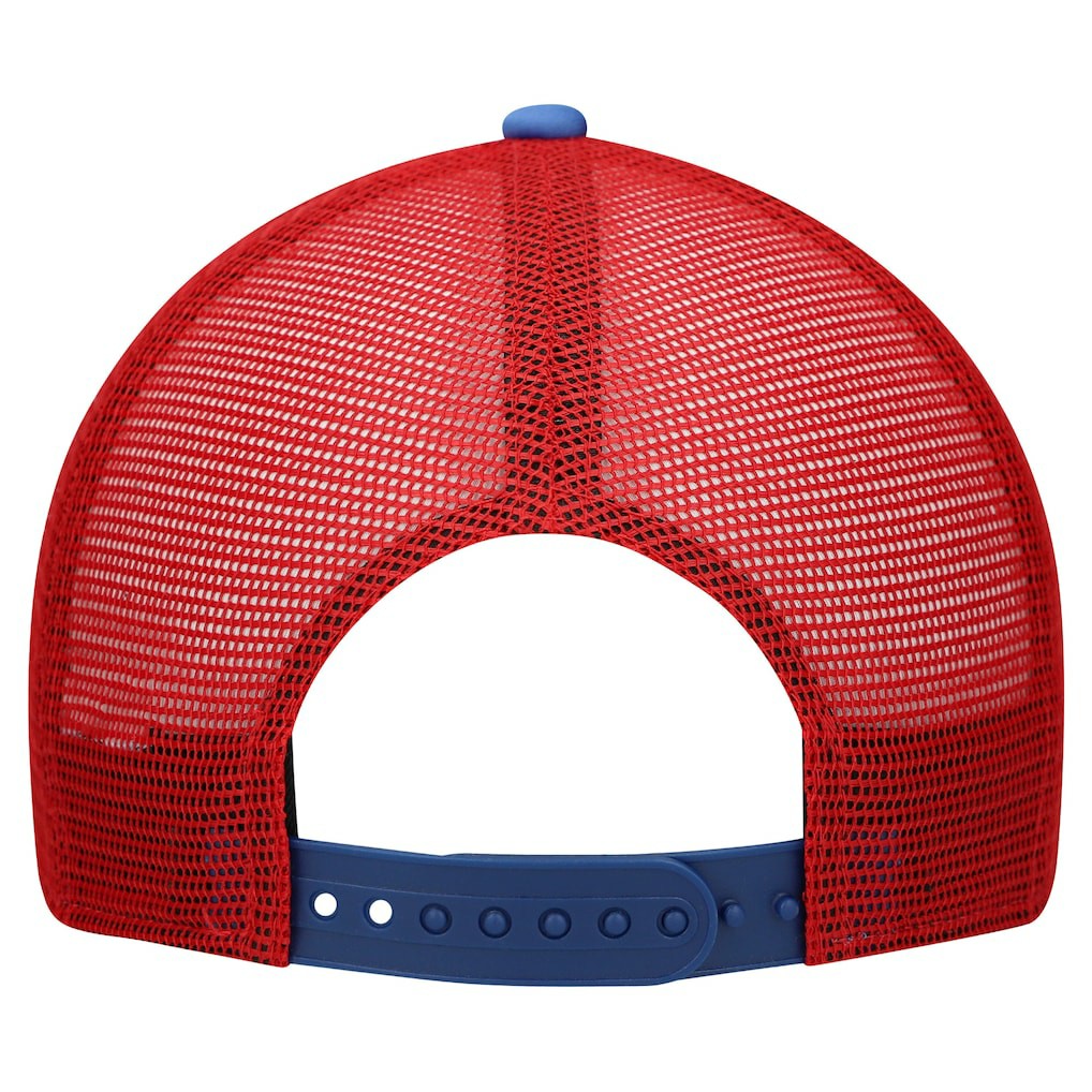 New York Giants New Era Youth Streak 9FORTY A-Frame Adjustable Hat - White/Royal Hats