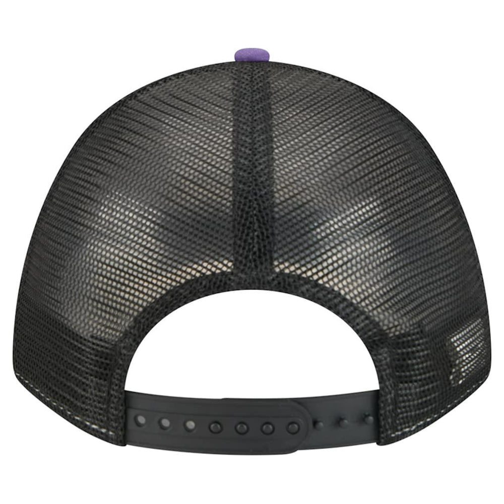 Baltimore Ravens New Era Linear A-Frame 9FORTY Adjustable Hat - Purple Hats