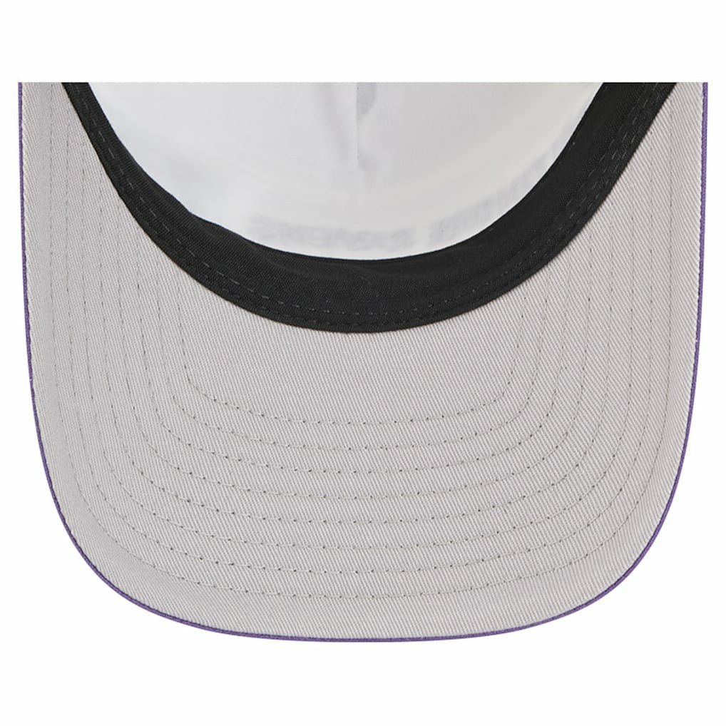 Baltimore Ravens New Era Linear A-Frame 9FORTY Adjustable Hat - Purple Hats