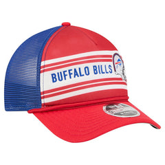 Buffalo Bills New Era Linear A-Frame 9FORTY Adjustable Hat - Red Hats