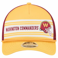 Washington Commanders New Era Linear A-Frame 9FORTY Adjustable Hat - Gold Hats