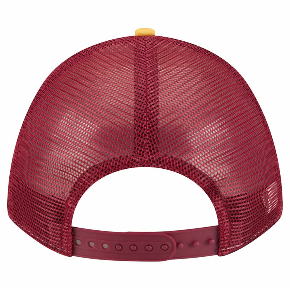 Washington Commanders New Era Linear A-Frame 9FORTY Adjustable Hat - Gold Hats