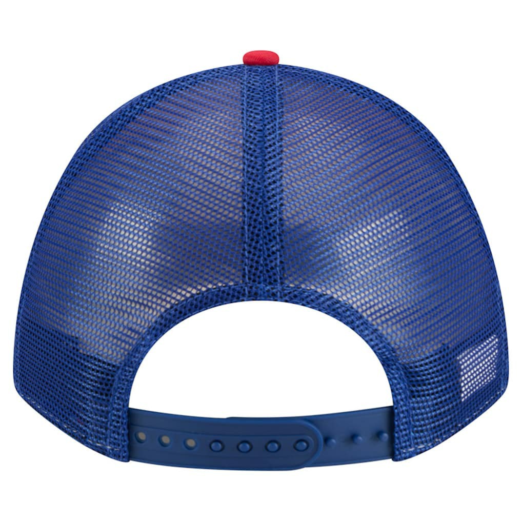 New York Giants New Era Linear A-Frame 9FORTY Adjustable Hat - Red Hats