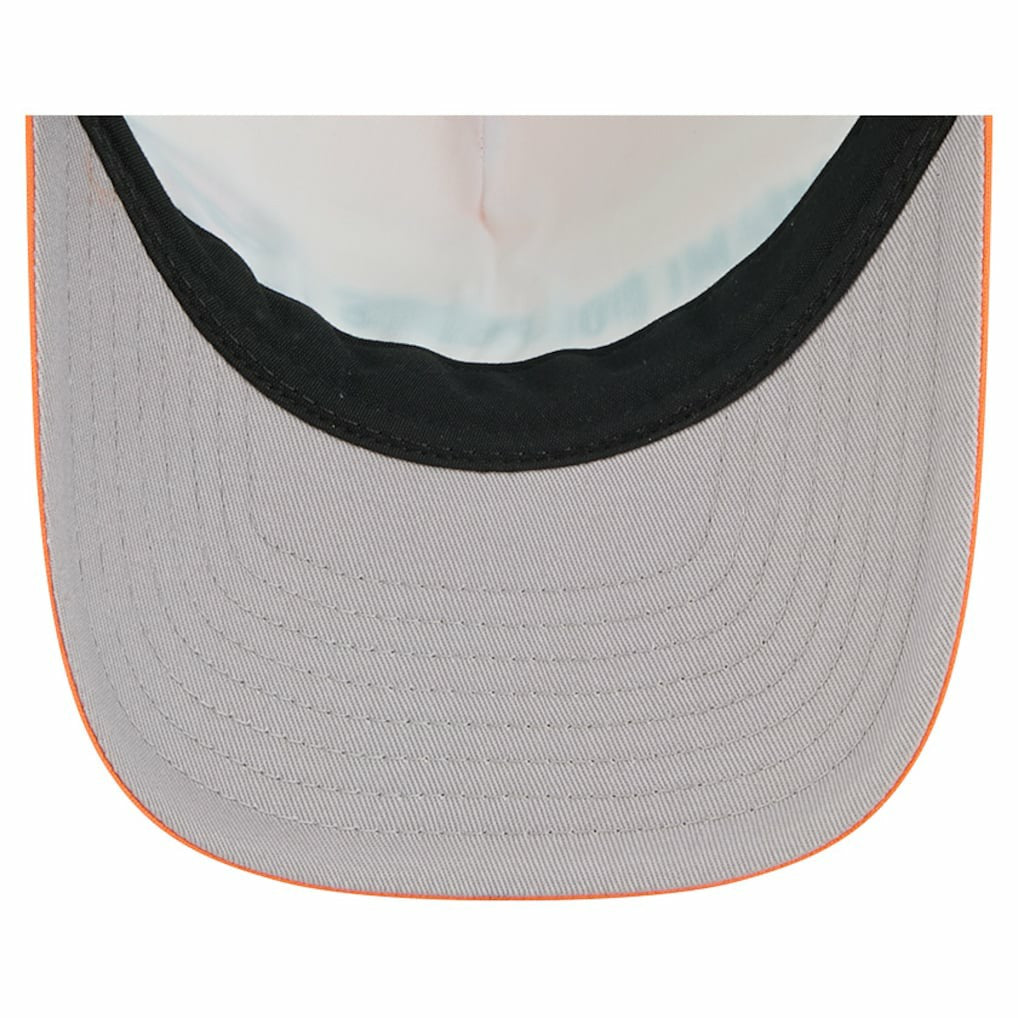 Miami Dolphins New Era Linear A-Frame 9FORTY Adjustable Hat - Orange Hats