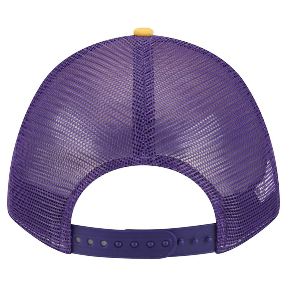 Minnesota Vikings New Era Linear A-Frame 9FORTY Adjustable Hat - Gold Hats