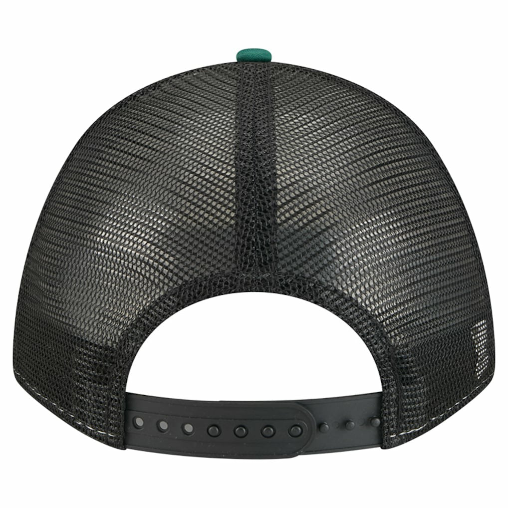 Philadelphia Eagles New Era Linear A-Frame 9FORTY Adjustable Hat - Green Hats