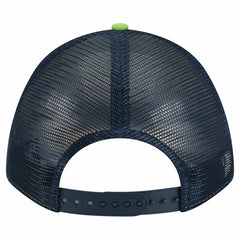 Seattle Seahawks New Era Linear A-Frame 9FORTY Adjustable Hat - Neon Green Hats