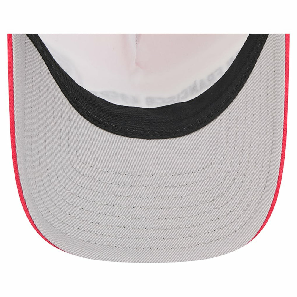 San Francisco 49ers New Era Linear A-Frame 9FORTY Adjustable Hat - Red Hats