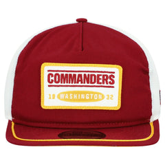 Washington Commanders New Era Patch 19TWENTY Adjustable Hat - Burgundy/White Hats