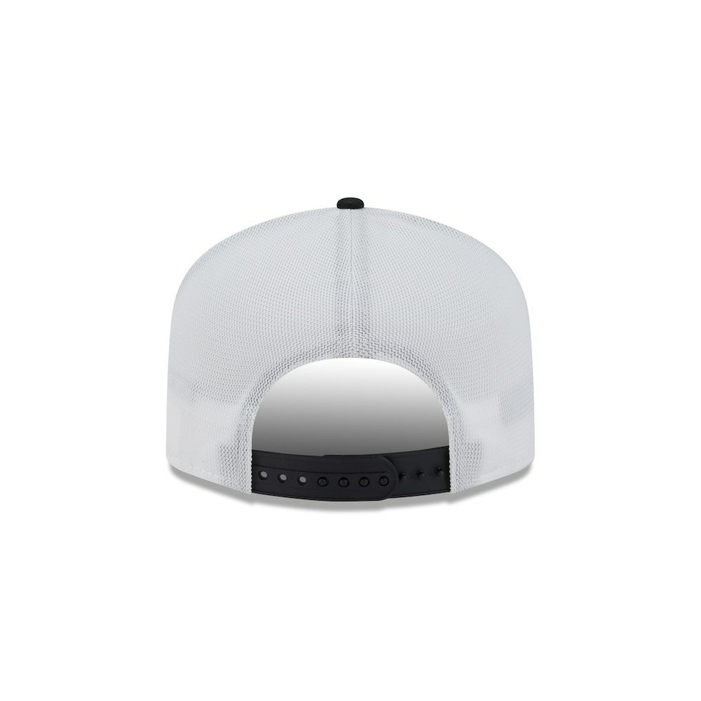 Las Vegas Raiders New Era Patch 19TWENTY Adjustable Hat - Black/White Hats