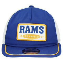Los Angeles Rams New Era Patch 19TWENTY Adjustable Hat - Royal/White Hats
