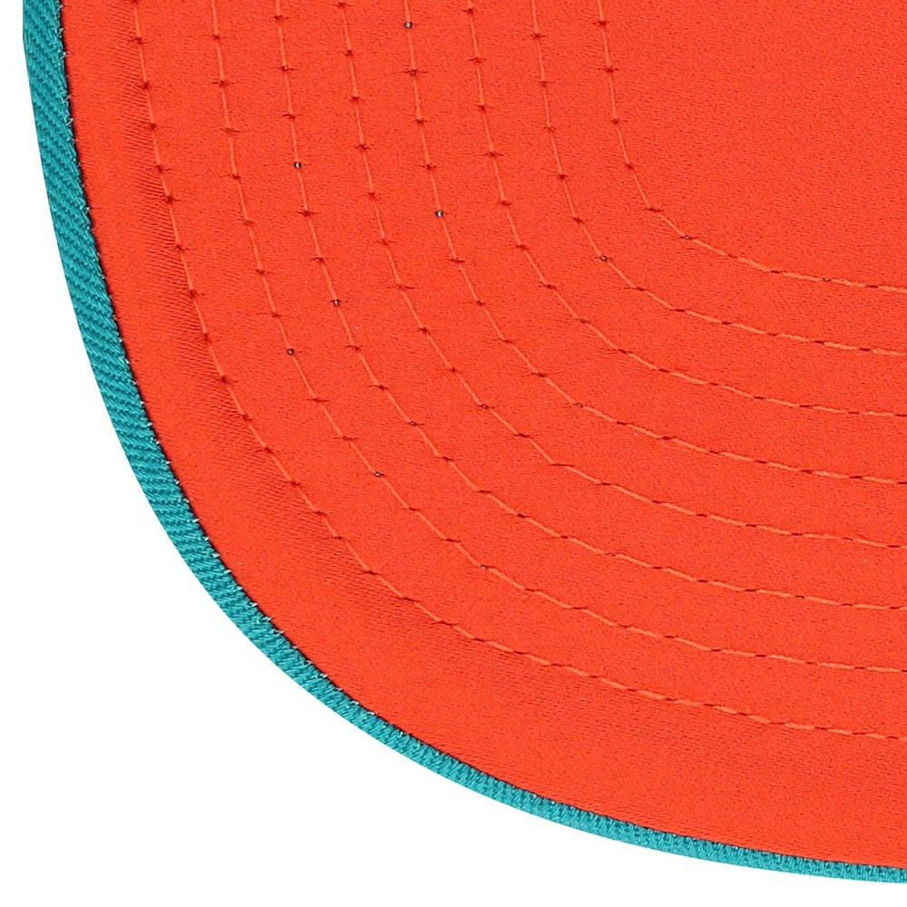 Miami Dolphins New Era Patch 19TWENTY Adjustable Hat - Aqua/White Hats