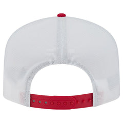 San Francisco 49ers New Era Patch 19TWENTY Adjustable Hat - Scarlet/White Hats