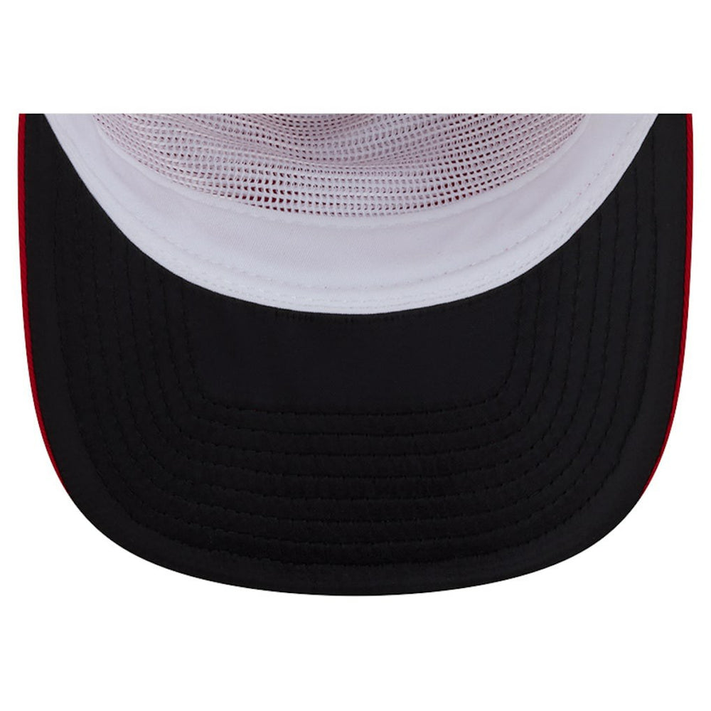 San Francisco 49ers New Era Patch 19TWENTY Adjustable Hat - Scarlet/White Hats