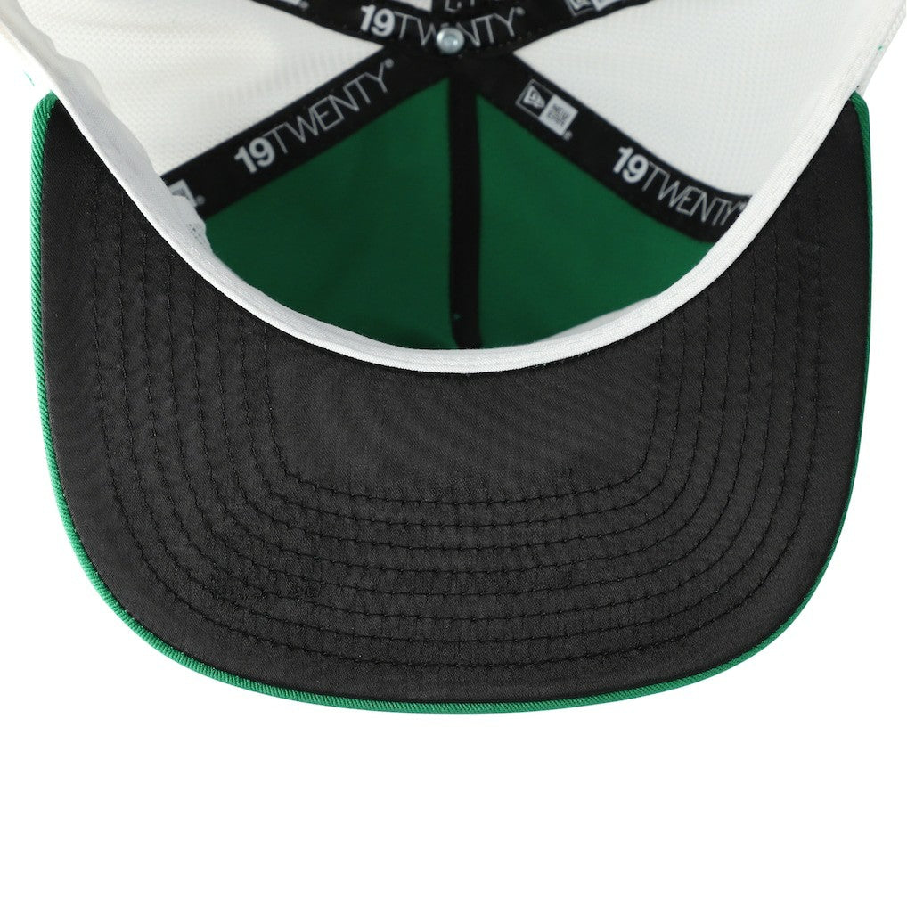 Philadelphia Eagles New Era Patch 19TWENTY Adjustable Hat - Kelly Green/White Hats