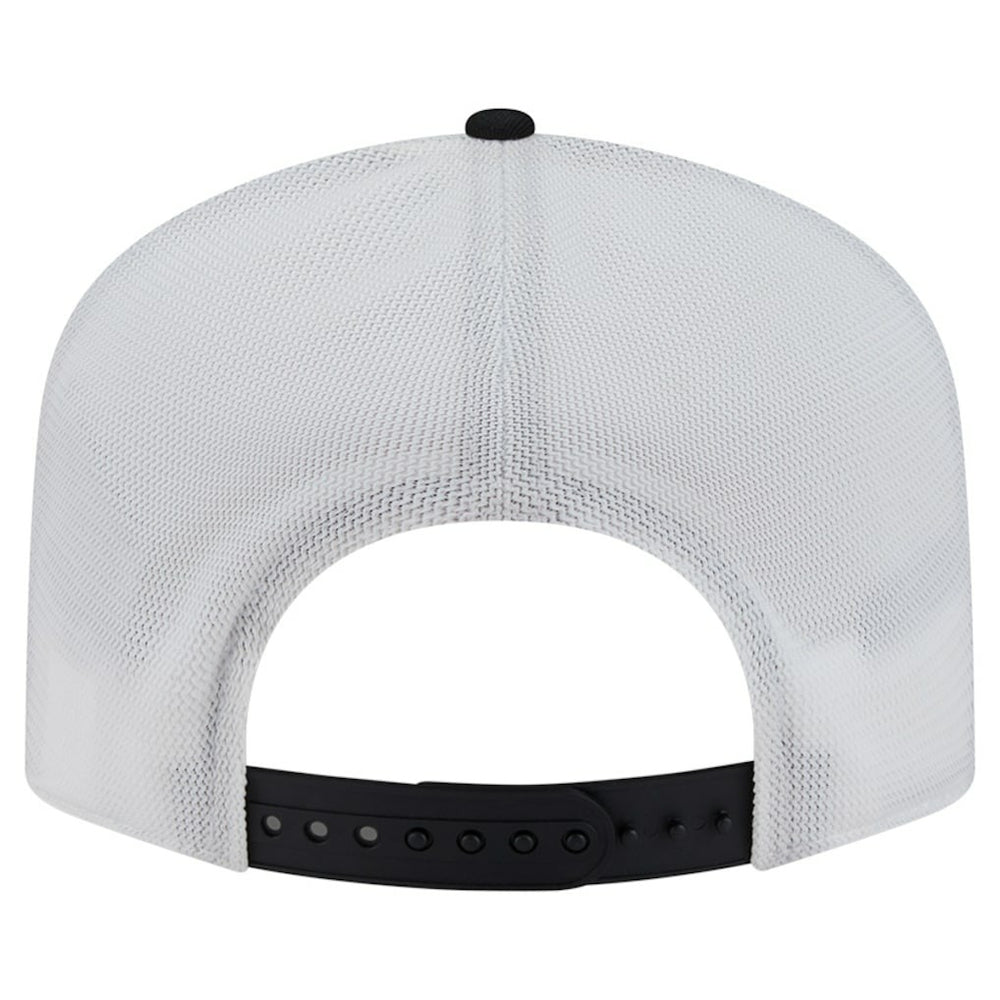 Pittsburgh Steelers New Era Patch 19TWENTY Adjustable Hat - Black/White Hats
