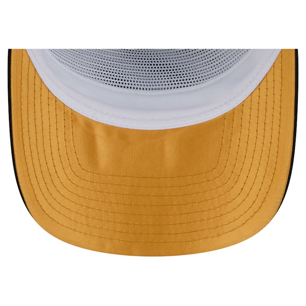 Pittsburgh Steelers New Era Patch 19TWENTY Adjustable Hat - Black/White Hats
