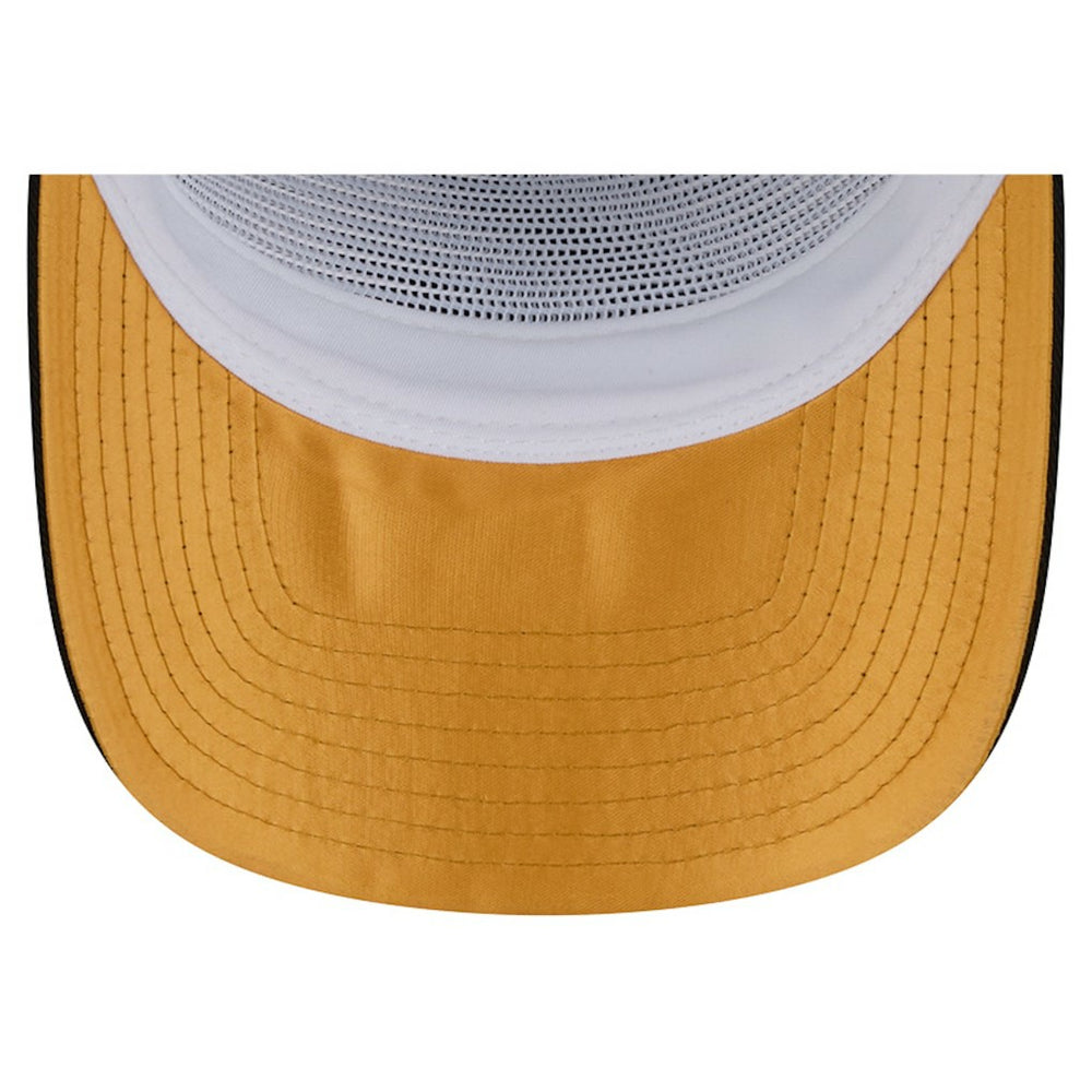 Pittsburgh Steelers New Era Patch 19TWENTY Adjustable Hat - Black/White Hats