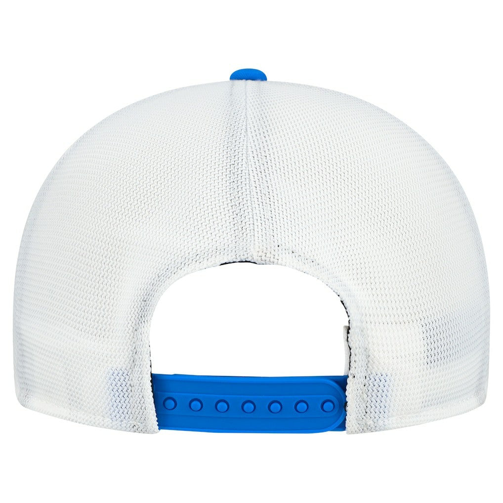Detroit Lions New Era Patch 19TWENTY Adjustable Hat - Blue/White Hats