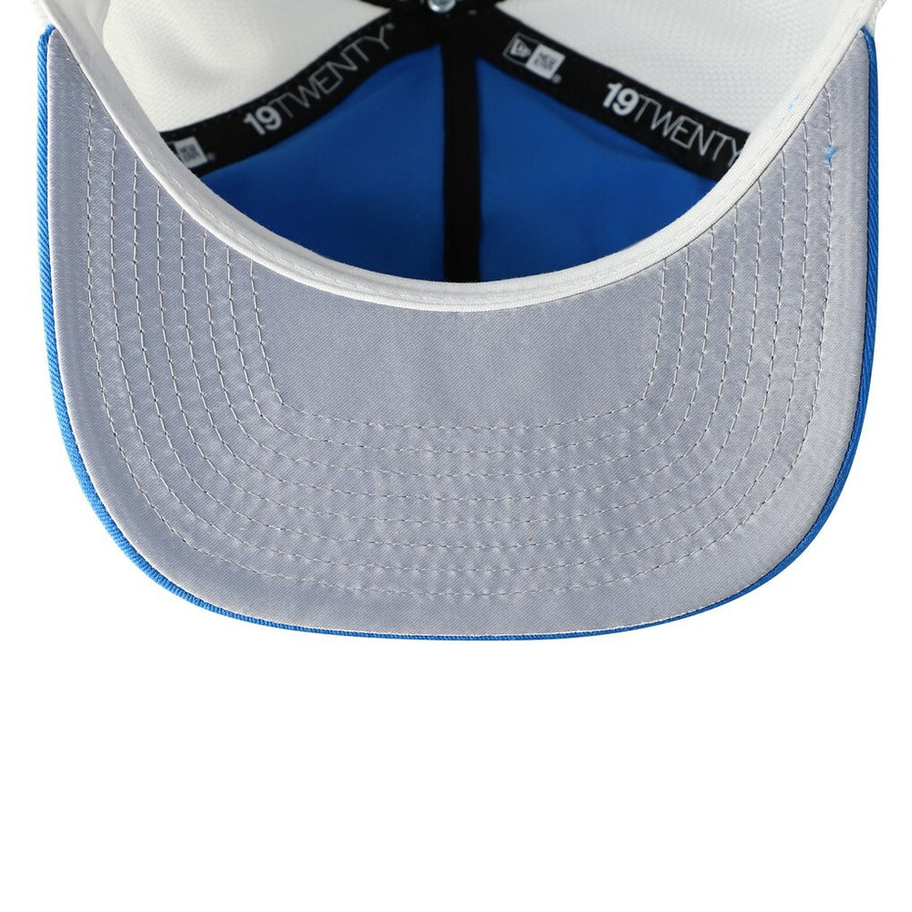 Detroit Lions New Era Patch 19TWENTY Adjustable Hat - Blue/White Hats