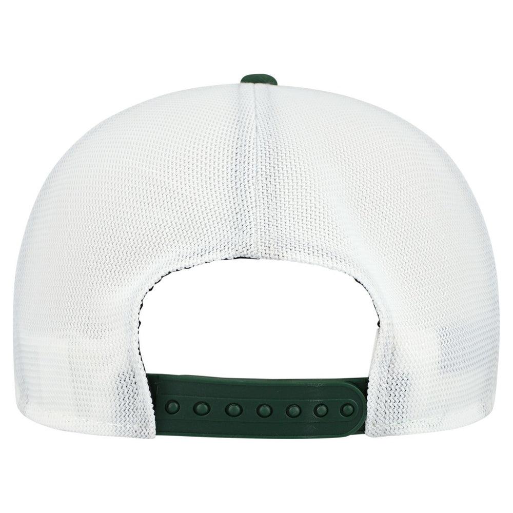 Green Bay Packers New Era Patch 19TWENTY Adjustable Hat - Green/White Hats