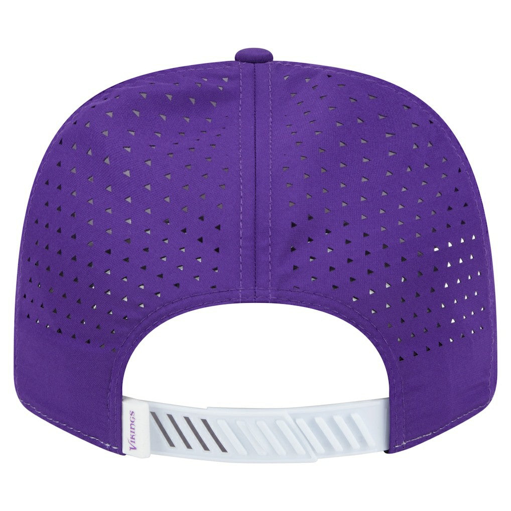 Minnesota Vikings New Era Established Patch 9SEVENTY Adjustable Hat - White/Purple Hats