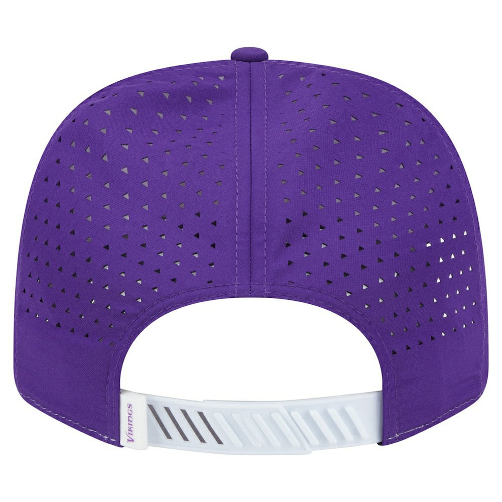 Minnesota Vikings New Era Established Patch 9SEVENTY Adjustable Hat - White/Purple Hats